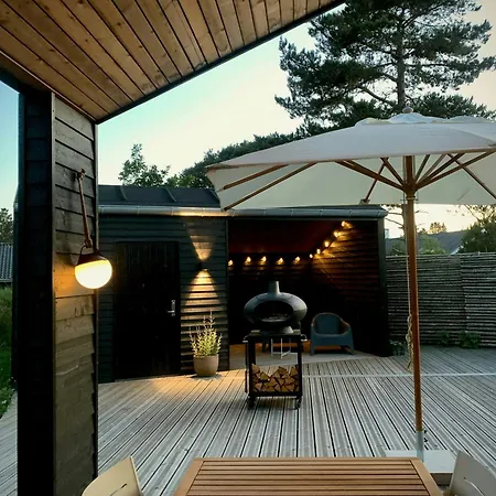 Feriehus New Timber House With Cozy Terrace Near The Hals