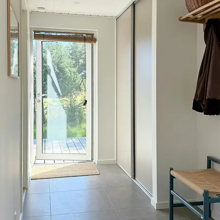 New Timber House With Cozy Terrace Near The Feriehus Hals